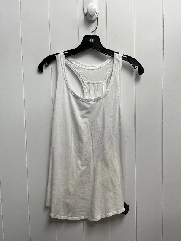 Yoga Tops for Supportive Fit and Flexibility -Athletic Tank Top By Lululemon In White, Size: S Yoga Tops for Supportive Fit and Flexibility -Athletic Tank Top By Lululemon In White, Size: S