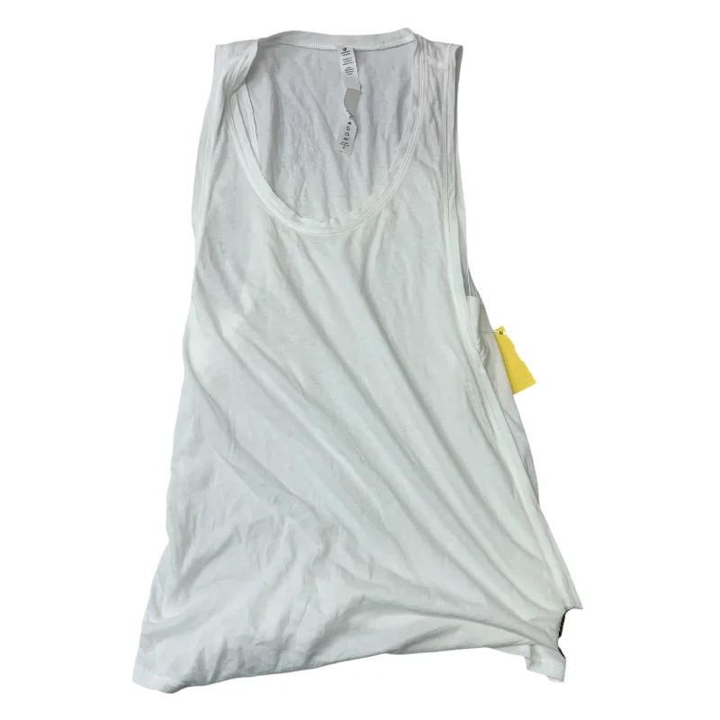 Yoga Tops with Flexible Fit -Athletic Tank Top By Lululemon In White, Size: S