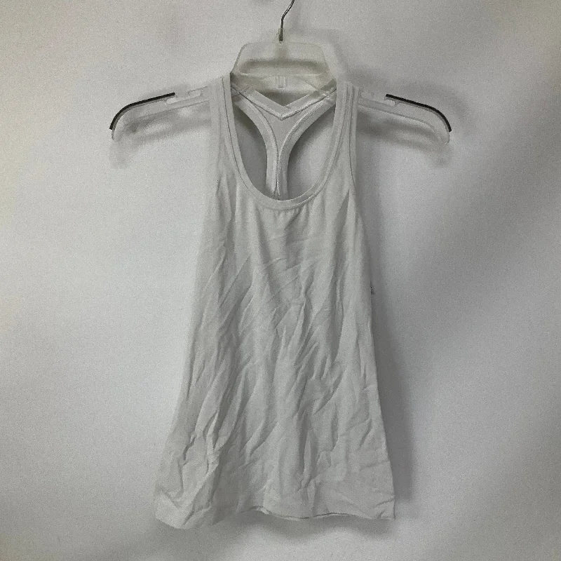 Soft Yoga Tops for Women -Athletic Tank Top By Lululemon In White, Size: Xs