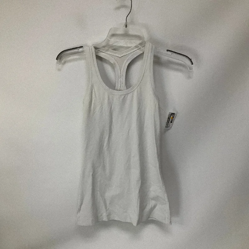 Women's Yoga Tops for Comfort and Flexibility -Athletic Tank Top By Lululemon In White, Size: Xs Women's Yoga Tops for Comfort and Flexibility -Athletic Tank Top By Lululemon In White, Size: Xs