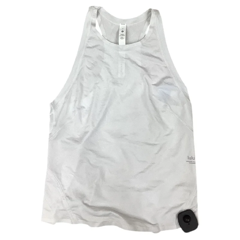 Stylish and Breathable Yoga Tops -Athletic Tank Top By Lululemon In White, Size: Xs