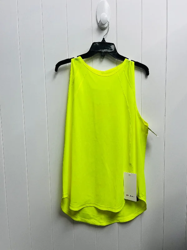 Seamless Yoga Tops for Flexibility -Athletic Tank Top By Lululemon In Yellow, Size: 12 Seamless Yoga Tops for Flexibility -Athletic Tank Top By Lululemon In Yellow, Size: 12