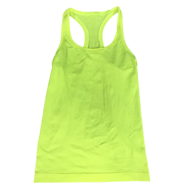 Yoga Tops for Intense Core Training -Athletic Tank Top By Lululemon In Yellow, Size: 4 Yoga Tops for Intense Core Training -Athletic Tank Top By Lululemon In Yellow, Size: 4