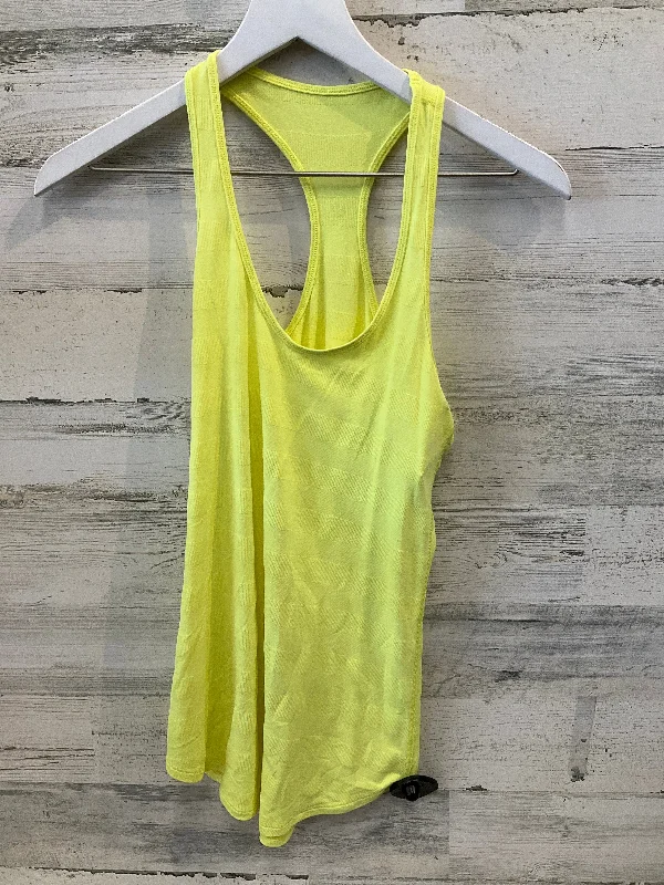 Soft Yoga Tops for Every Practice -Athletic Tank Top By Lululemon In Yellow, Size: 6