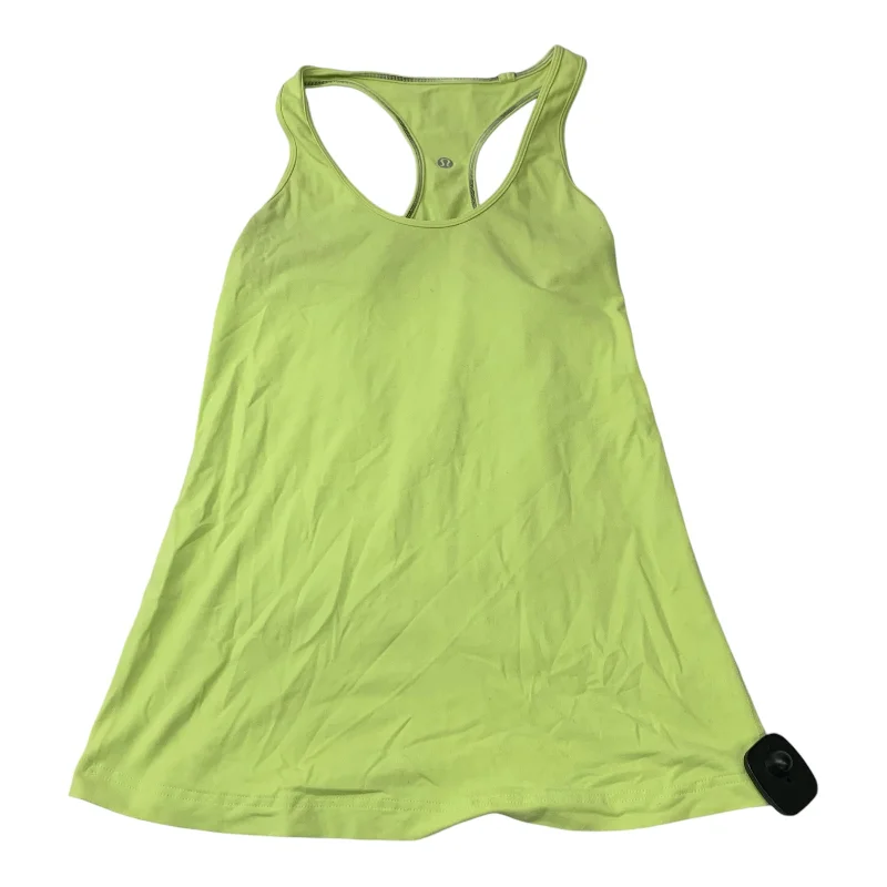 Stylish Yoga Tops for Gym Sessions -Athletic Tank Top By Lululemon In Yellow, Size: M Stylish Yoga Tops for Gym Sessions -Athletic Tank Top By Lululemon In Yellow, Size: M