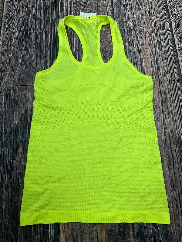 Yoga Tops for Stretching and Strength -Athletic Tank Top By Lululemon In Yellow, Size: S Yoga Tops for Stretching and Strength -Athletic Tank Top By Lululemon In Yellow, Size: S