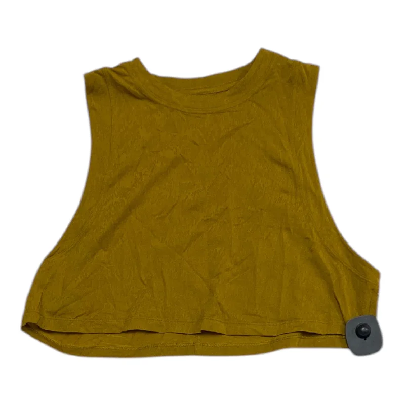 High-Neck Yoga Tops for Yoga Practice -Athletic Tank Top By Lululemon In Yellow, Size: S High-Neck Yoga Tops for Yoga Practice -Athletic Tank Top By Lululemon In Yellow, Size: S