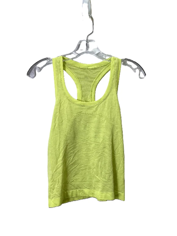 Women's Yoga Tops with Seamless Construction -Athletic Tank Top By Lululemon In Yellow, Size: S Women's Yoga Tops with Seamless Construction -Athletic Tank Top By Lululemon In Yellow, Size: S