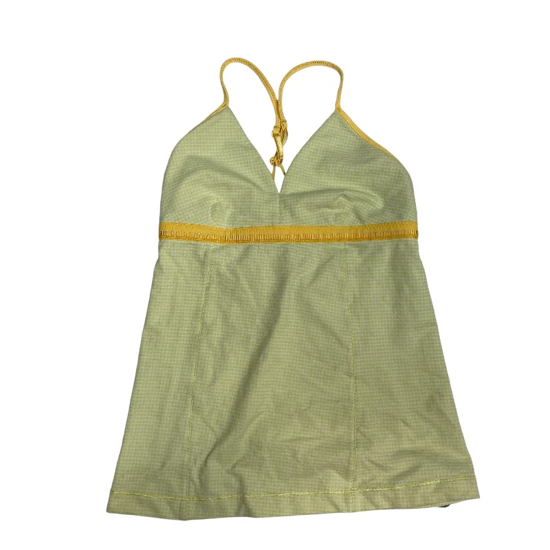 Women's Yoga Tops with Soft and Stretchy Fabric -Athletic Tank Top By Lululemon In Yellow, Size: S Women's Yoga Tops with Soft and Stretchy Fabric -Athletic Tank Top By Lululemon In Yellow, Size: S