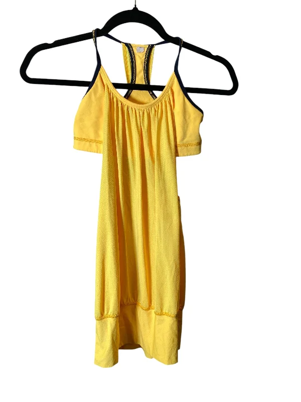 Yoga Tops for Increased Comfort and Mobility -Athletic Tank Top By Lululemon In Yellow, Size: Xs Yoga Tops for Increased Comfort and Mobility -Athletic Tank Top By Lululemon In Yellow, Size: Xs