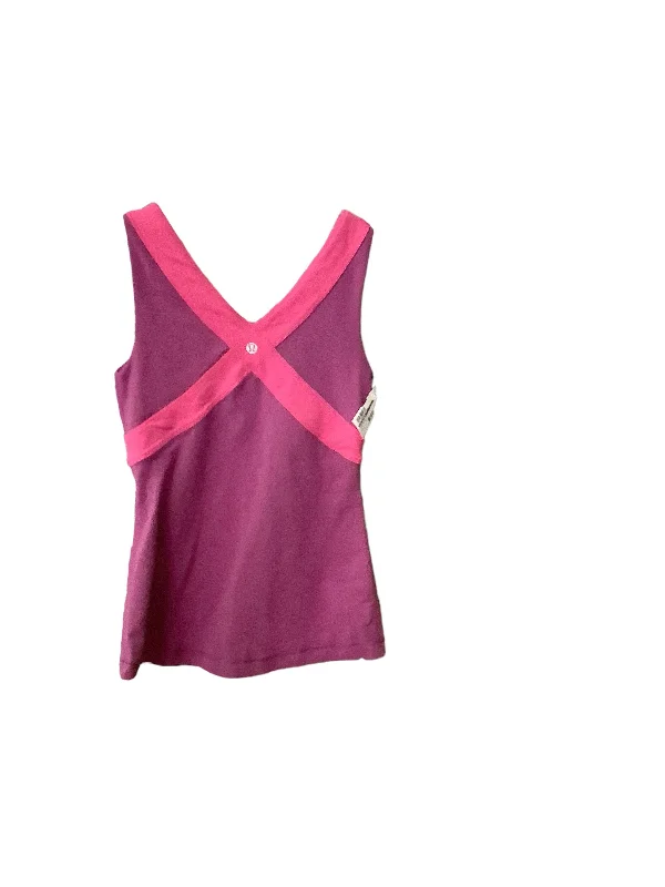 Women's Yoga Tops with High Stretch for Flexibility -Athletic Tank Top By Lululemon  Size: 4