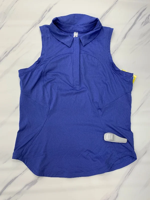 Yoga Tops with Breathable Mesh -Athletic Tank Top By Lululemon, Size: 6