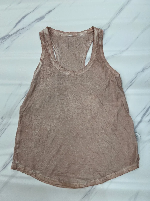 Breathable Yoga Tops with Soft Material -Athletic Tank Top By Lululemon  Size: 8
