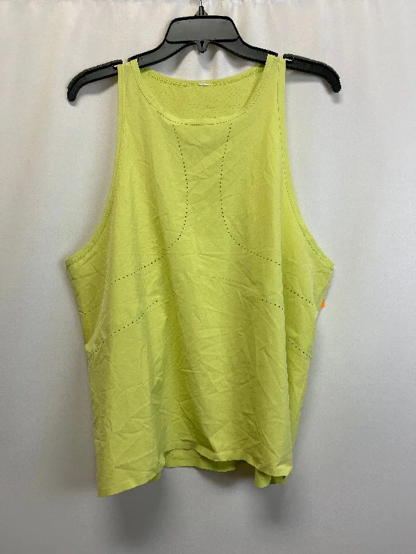Yoga Tops with Full Support and Comfort -Athletic Tank Top By Lululemon  Size: L