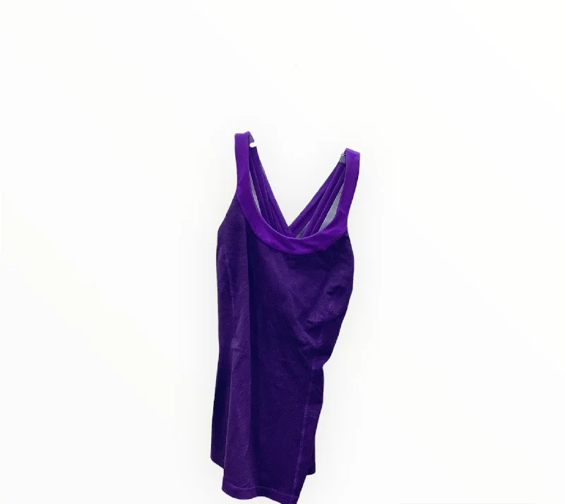 V-Neck Yoga Tops for Comfort -Athletic Tank Top By Lululemon  Size: S