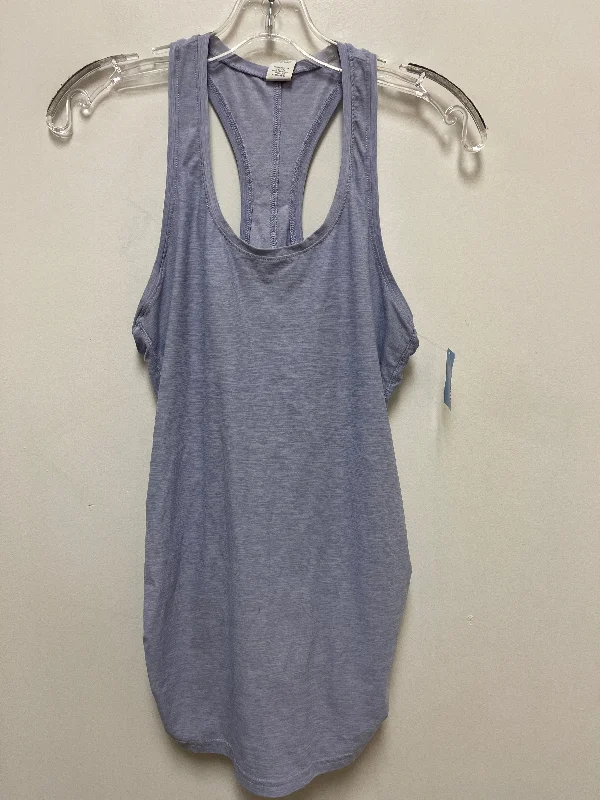 Women's Yoga Tops for High Stretch -Athletic Tank Top By New Balance In Blue, Size: S Women's Yoga Tops for High Stretch -Athletic Tank Top By New Balance In Blue, Size: S