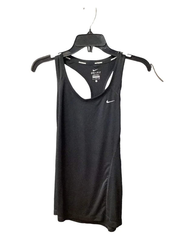 Loose Fit Yoga Tops for Easy Movement -Athletic Tank Top By Nike Apparel In Black, Size: S Loose Fit Yoga Tops for Easy Movement -Athletic Tank Top By Nike Apparel In Black, Size: S