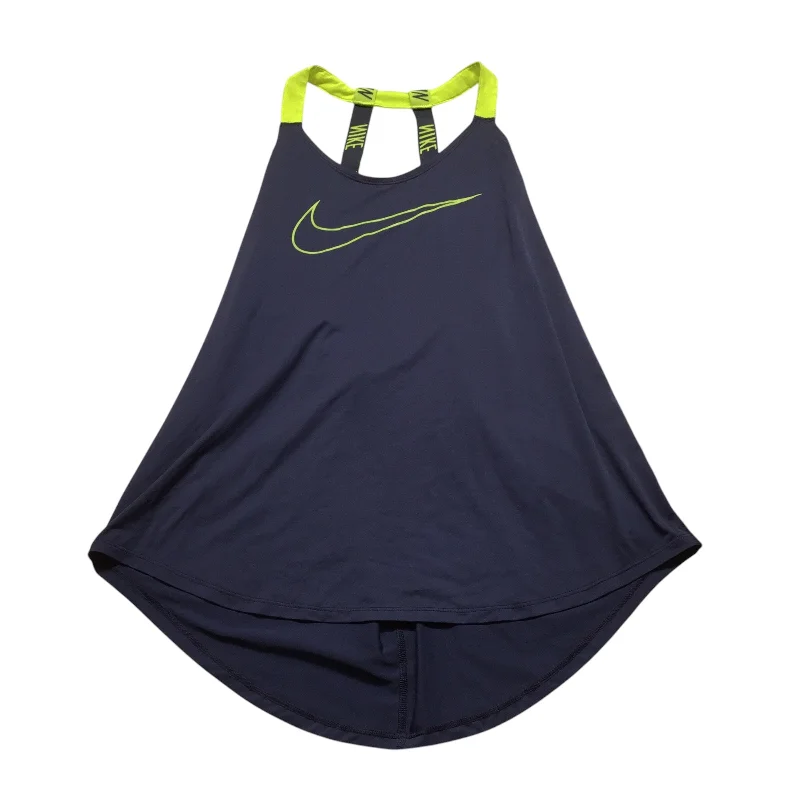 Comfortable Yoga Tops for High-Intensity Workouts -Athletic Tank Top By Nike Apparel In Blue & Green, Size: Xl Comfortable Yoga Tops for High-Intensity Workouts -Athletic Tank Top By Nike Apparel In Blue & Green, Size: Xl