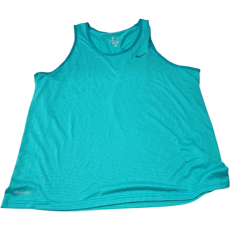 Seamless Yoga Tops for Comfort and Style -Athletic Tank Top By Nike Apparel In Blue, Size: Xl Seamless Yoga Tops for Comfort and Style -Athletic Tank Top By Nike Apparel In Blue, Size: Xl