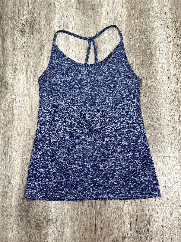 Women's Yoga Tops for Every Practice -Athletic Tank Top By Nike Apparel In Blue, Size: Xs