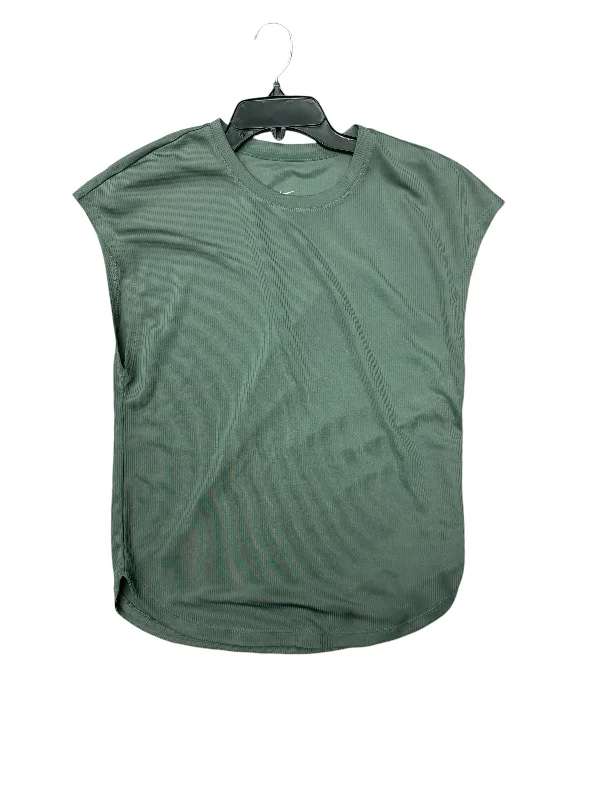 Seamless Yoga Tops for Comfort and Style -Athletic Tank Top By Nike Apparel In Green, Size: Xs
