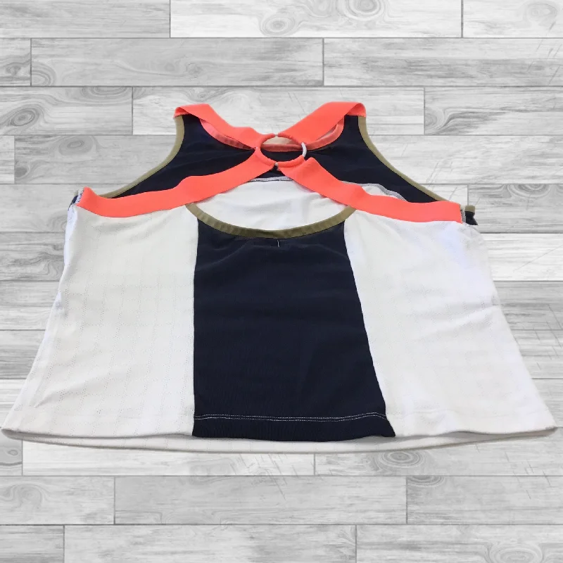 Yoga Tops with Mesh for Increased Comfort -Athletic Tank Top By Nike Apparel In Multi-colored, Size: L