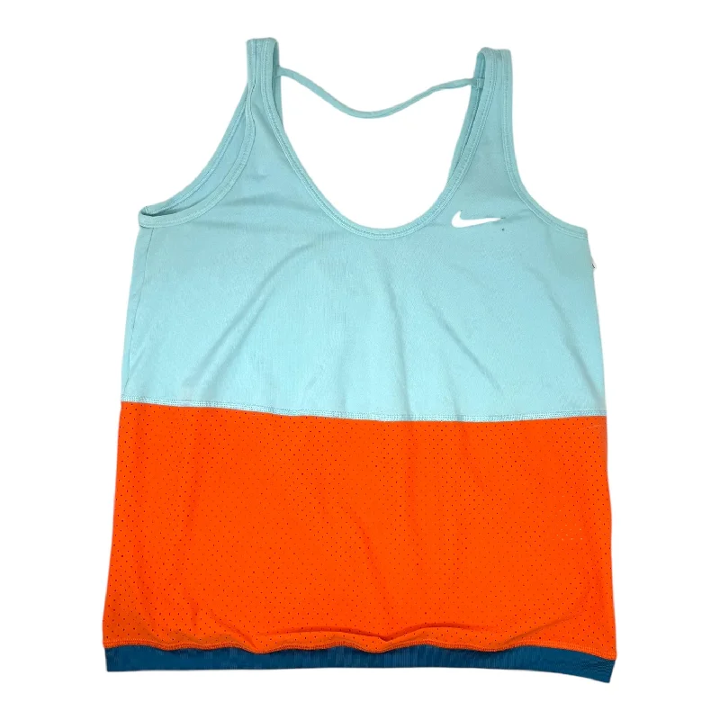 Loose Fit Yoga Tops for Easy Movement -Athletic Tank Top By Nike Apparel In Multi-colored, Size: M Loose Fit Yoga Tops for Easy Movement -Athletic Tank Top By Nike Apparel In Multi-colored, Size: M