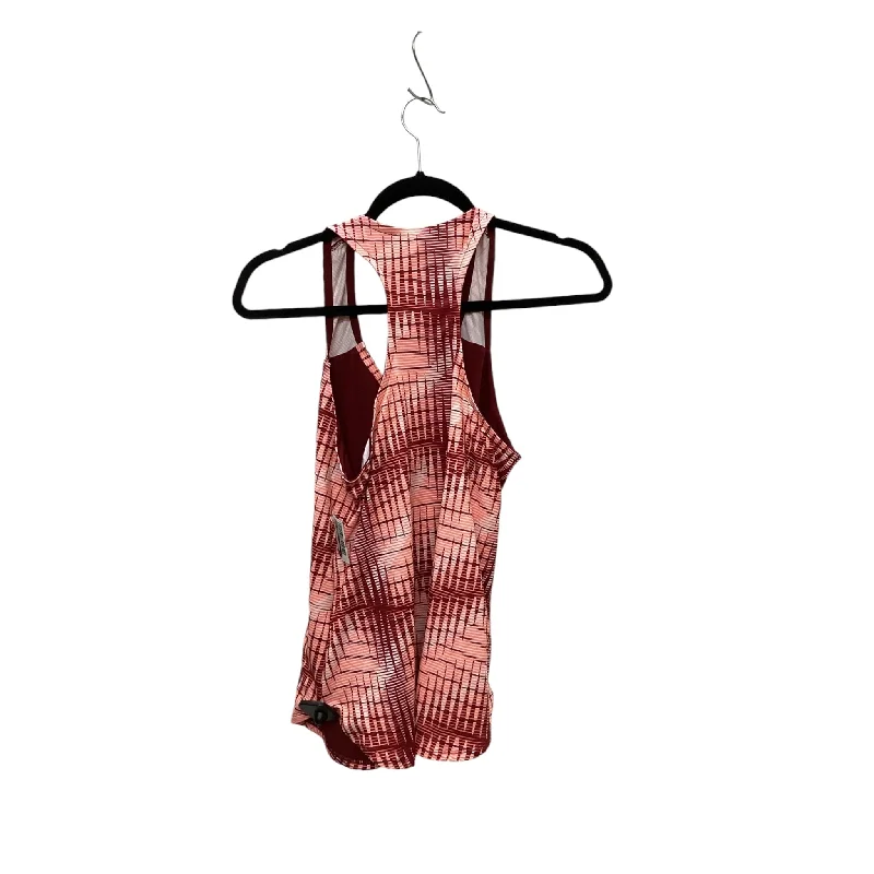 Loose Fit Yoga Tops for Relaxing Practice -Athletic Tank Top By Nike Apparel In Orange, Size: M