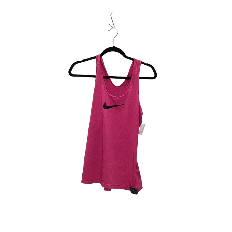Yoga Tops for Flexibility and Easy Poses -Athletic Tank Top By Nike Apparel In Pink, Size: M Yoga Tops for Flexibility and Easy Poses -Athletic Tank Top By Nike Apparel In Pink, Size: M