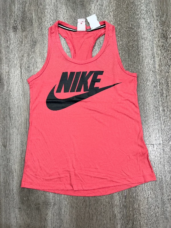 Relaxed Fit Yoga Tops -Athletic Tank Top By Nike Apparel In Pink, Size: Xs