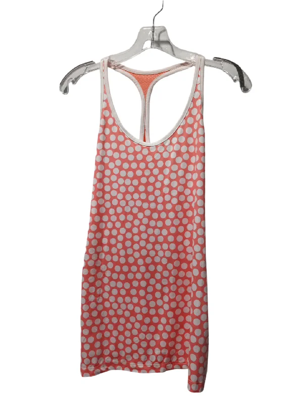 Fitted Yoga Tops with Breathable Design -Athletic Tank Top By Nike Apparel In Polkadot Pattern, Size: S Fitted Yoga Tops with Breathable Design -Athletic Tank Top By Nike Apparel In Polkadot Pattern, Size: S