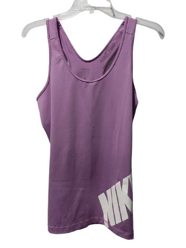 Soft and Relaxed Yoga Tops for Flexibility -Athletic Tank Top By Nike Apparel In Purple, Size: M Soft and Relaxed Yoga Tops for Flexibility -Athletic Tank Top By Nike Apparel In Purple, Size: M