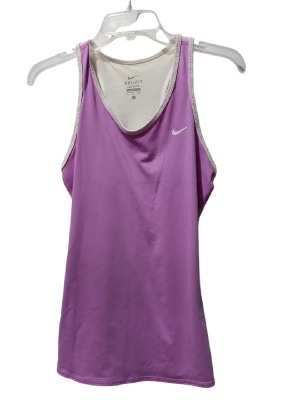 Women's Yoga Tops with High Stretch for Flexibility -Athletic Tank Top By Nike Apparel In Purple, Size: S Women's Yoga Tops with High Stretch for Flexibility -Athletic Tank Top By Nike Apparel In Purple, Size: S