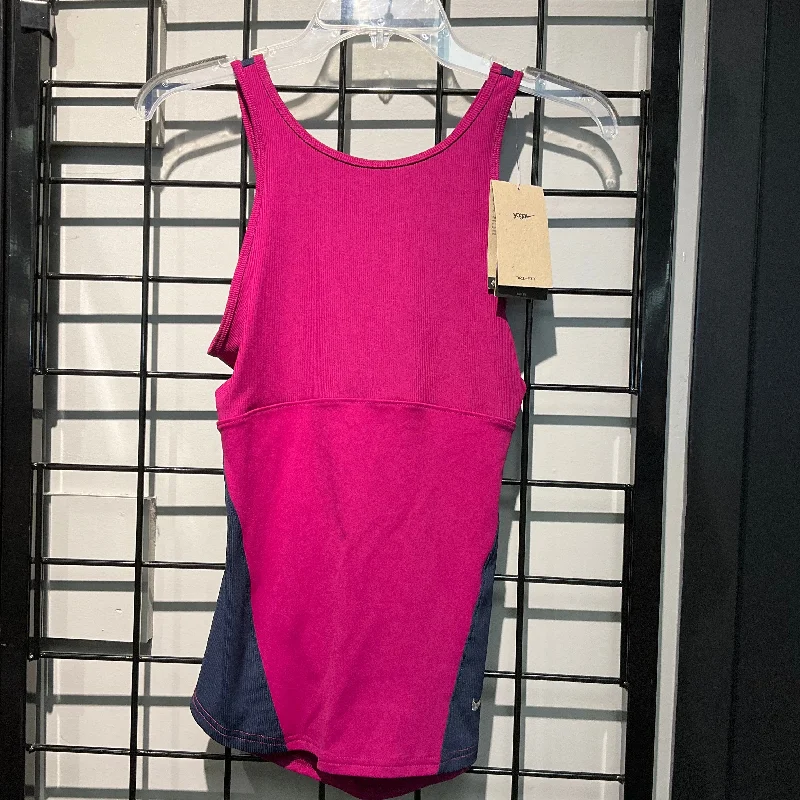 Women's Yoga Tops for Active and Casual Wear -Athletic Tank Top By Nike Apparel In Purple, Size: S