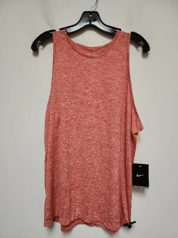 Yoga Tops for Balance and Flexibility -Athletic Tank Top By Nike Apparel In Red, Size: Xl Yoga Tops for Balance and Flexibility -Athletic Tank Top By Nike Apparel In Red, Size: Xl
