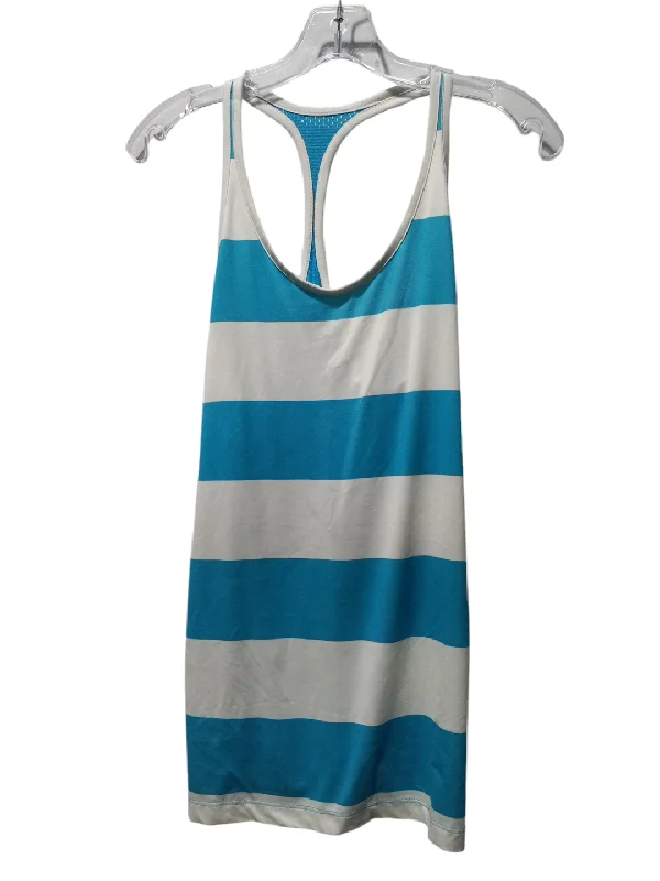 Yoga Tops for Strength Training and Poses -Athletic Tank Top By Nike Apparel In Striped Pattern, Size: S Yoga Tops for Strength Training and Poses -Athletic Tank Top By Nike Apparel In Striped Pattern, Size: S
