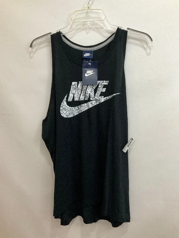 Women's Yoga Tops with Breathable Material -Athletic Tank Top By Nike Apparel  Size: L