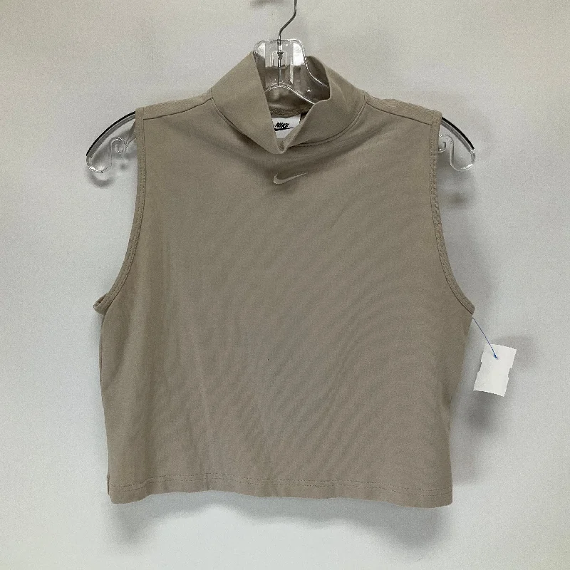 Yoga Tops with Adjustable Straps for Better Fit -Athletic Tank Top By Nike Apparel  Size: L