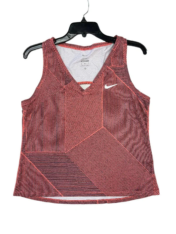 Zip-Up Yoga Tops for Women -Athletic Tank Top By Nike Apparel  Size: M