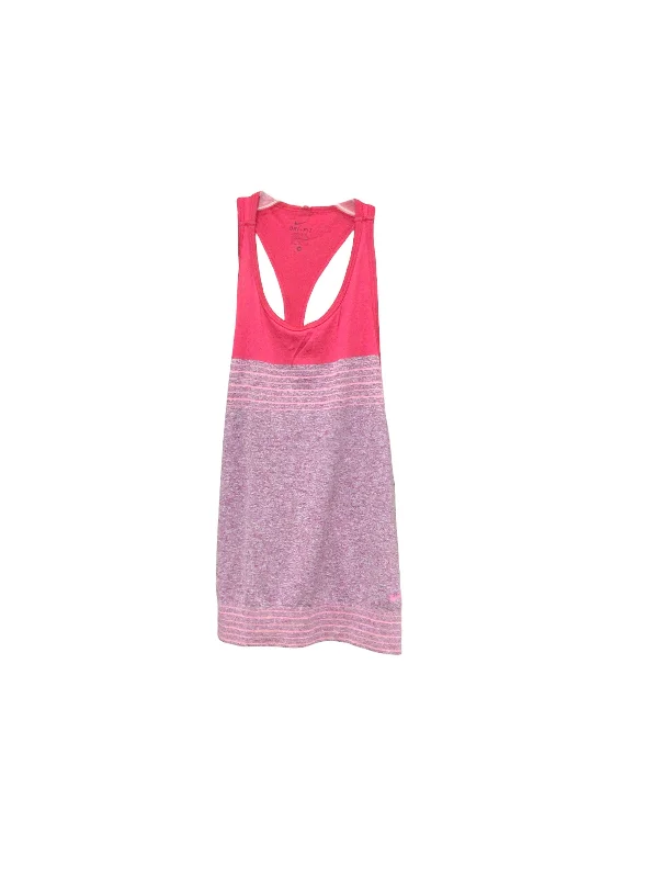 Women's Yoga Tops with Stretch Fabric -Athletic Tank Top By Nike Apparel  Size: M
