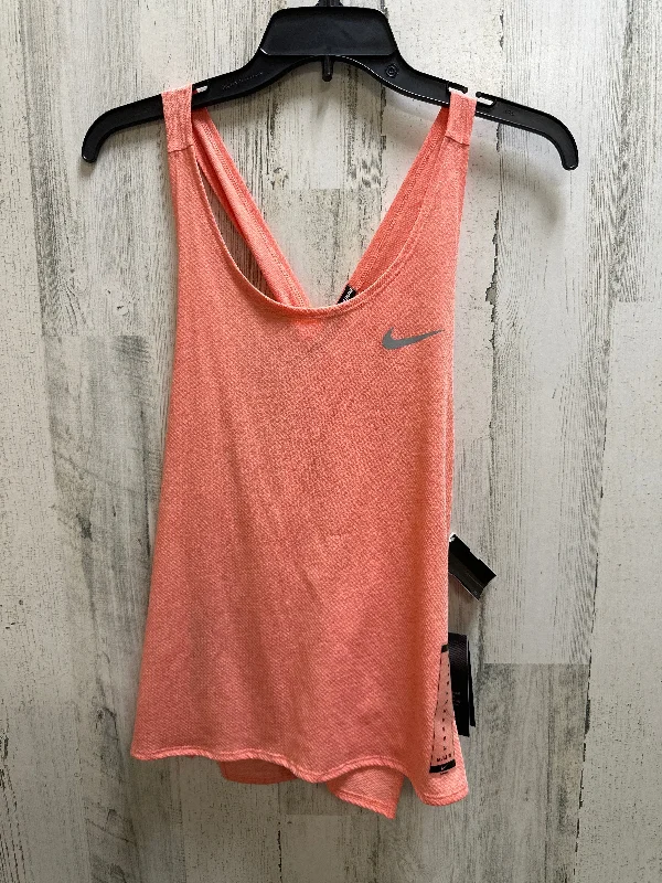 Eco-Friendly Yoga Tops for Women -Athletic Tank Top By Nike Apparel  Size: M