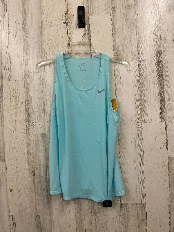 Fitted Yoga Tops for Optimal Movement -Athletic Tank Top By Nike Apparel  Size: M