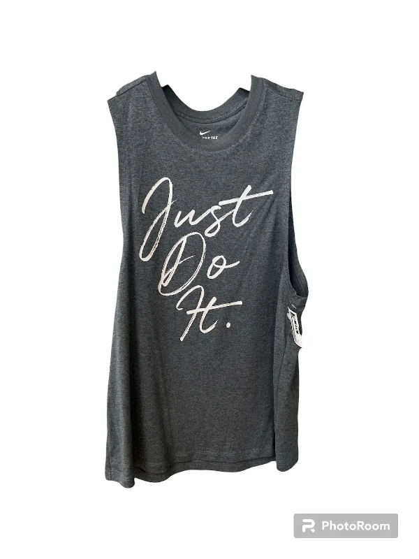 Performance Yoga Tops for Strength -Athletic Tank Top By Nike Apparel  Size: S