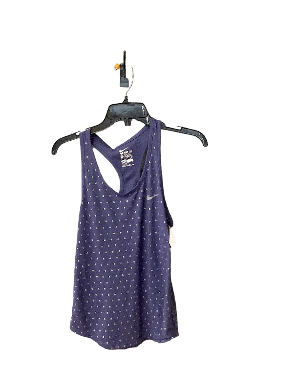 High Neck Yoga Tops for Comfort -Athletic Tank Top By Nike Apparel  Size: S