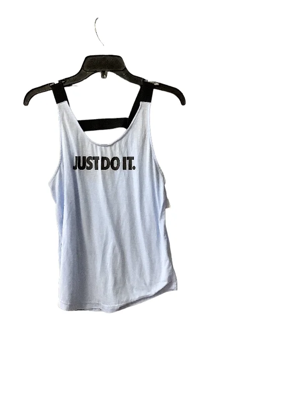 Soft and Stretchable Yoga Tops -Athletic Tank Top By Nike Apparel  Size: S