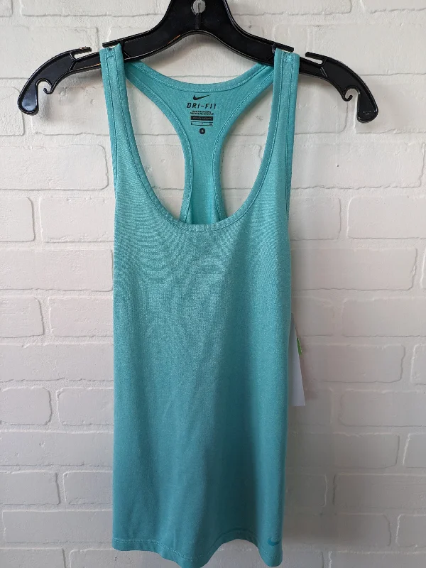 Fitted Yoga Tops with Support -Athletic Tank Top By Nike Apparel  Size: S