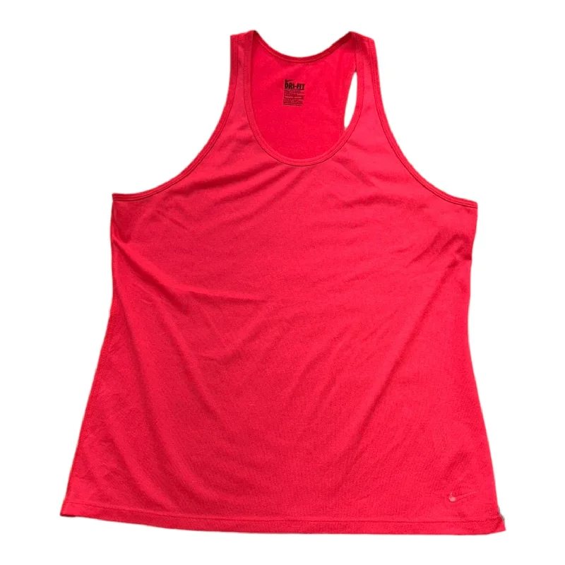 Loose-Fitting Yoga Tops -Athletic Tank Top By Nike Apparel  Size: Xl