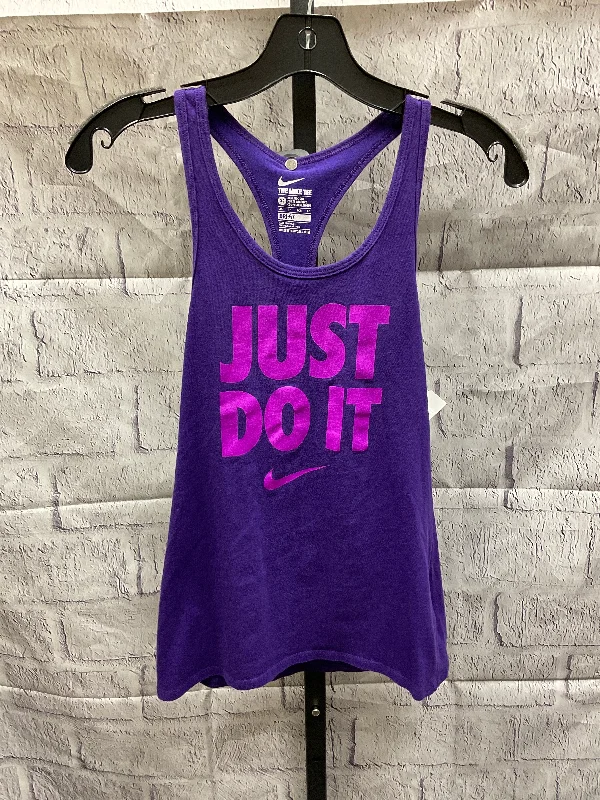 Stylish and Breathable Yoga Tops -Athletic Tank Top By Nike Apparel  Size: Xs