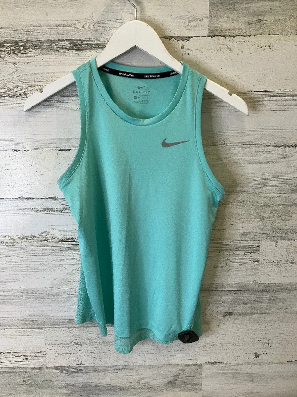 Seamless Yoga Tops for Comfort and Fit -Athletic Tank Top By Nike In Aqua, Size: Xs