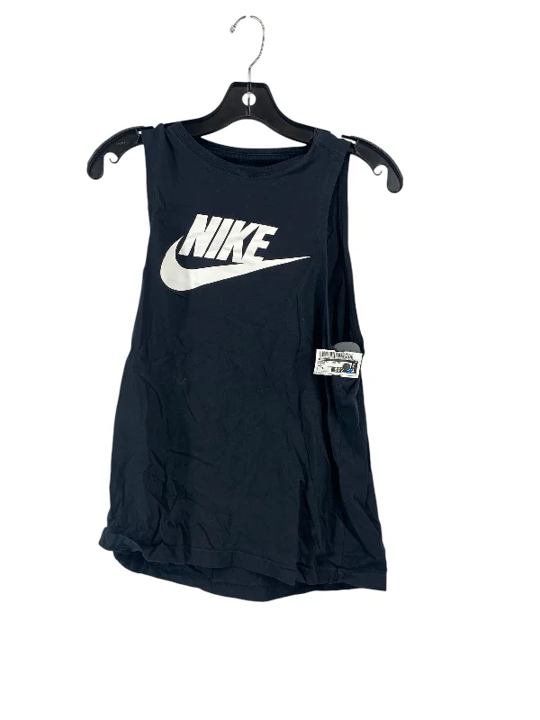 Yoga Tops with Supportive Features -Athletic Tank Top By Nike In Black, Size: S